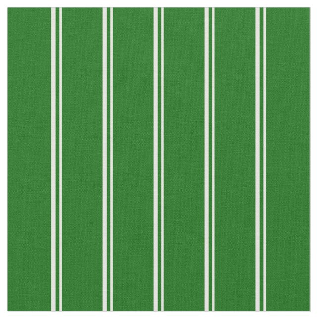 Weiße und dunkelgrüne Muster Stoff (Nahaufnahme)