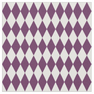 Weiße und dunkelviolette Harlequin-Diamanten Stoff