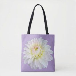 Weiße und gelbe Blume Tasche