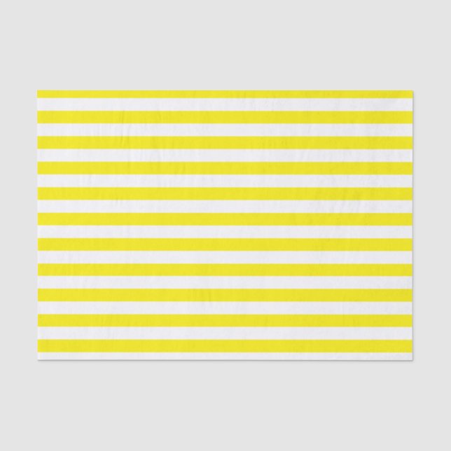 Weiße und gelbe Streifen, Untergrundfarbe Seidenpapier (Vorderseite)