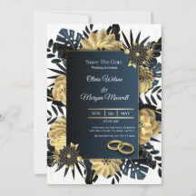 Weiße und goldene Hochzeit