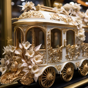 Weiße und goldene Zuglokomotive Dampfmaschine Krawatte