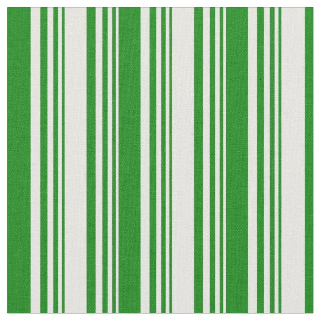 Weiße und grüne Linde Stoff (Nahaufnahme)