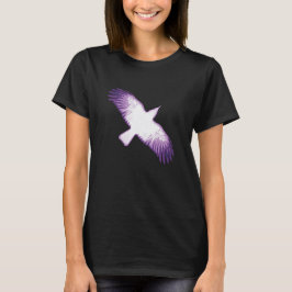 Weiße und Lila Kruge T-Shirt