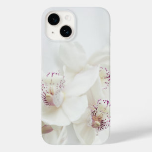 Weiße und Lila Orchideen Zolltarif Case-Mate iPhone 14 Hülle