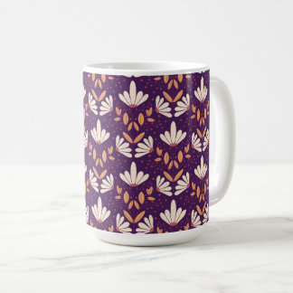 Weiße und lila Traumwelt Tasse