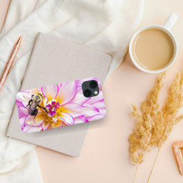 Weiße und rosa Dahlia mit Hummel Case-Mate iPhone Hülle
