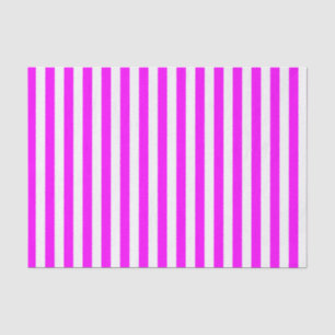 Weiße und rosa Streifen Seidenpapier