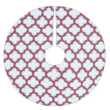 Weiße und rote Trellis, Gitter, Quatrefolie