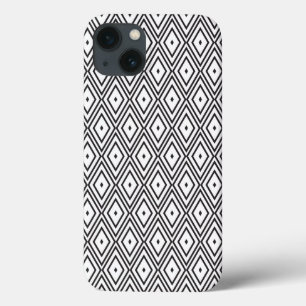 Weiße und schwarze Diamanten Case-Mate iPhone Hülle