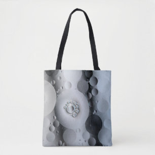 Weiße und schwarze Keramik Tasche