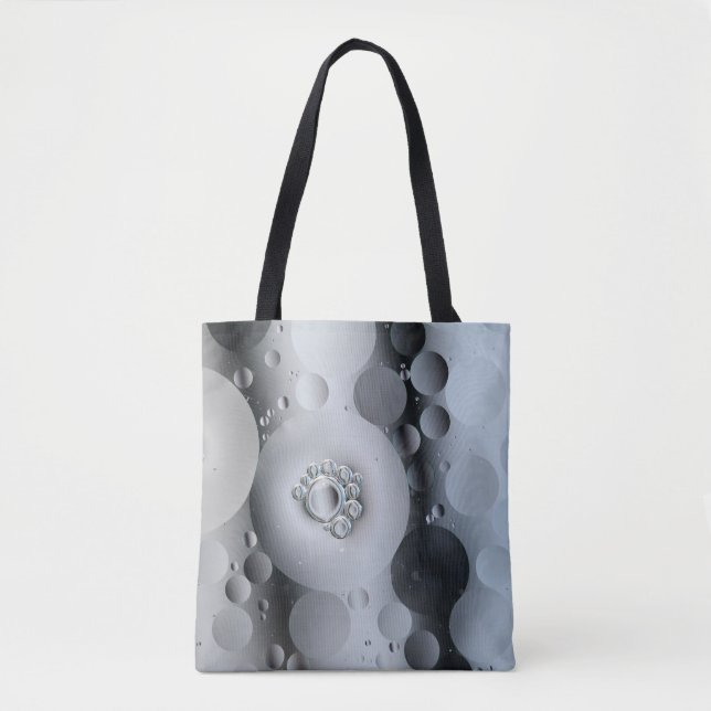 Weiße und schwarze Keramik Tasche (Vorderseite)