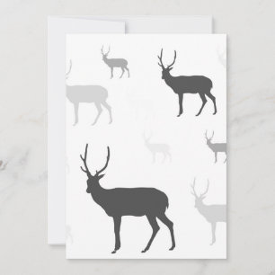 Weiße und schwarze Silhouette Feiertagskarte