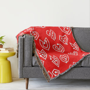Weiße Valentinische Mazes Decke