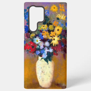 Weiße Vase mit Blume Odilon Redon Samsung Galaxy Hülle