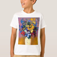 Weiße Vase mit Blume Odilon Redon