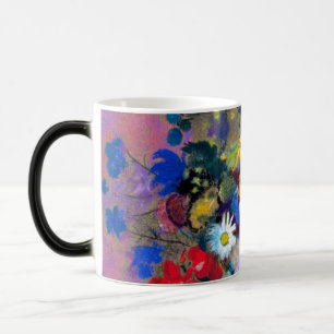 Weiße Vase mit Blume Odilon Redon Verwandlungstasse