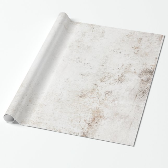 Weiße Venezianische Plakette Geschenkpapier (Ungerollt)