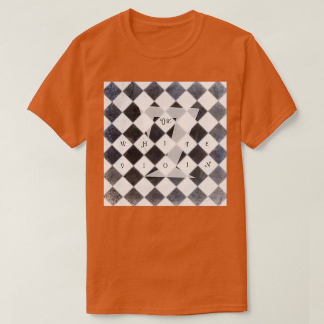 Weiße Violine 2 T-Shirt (Design vorne)