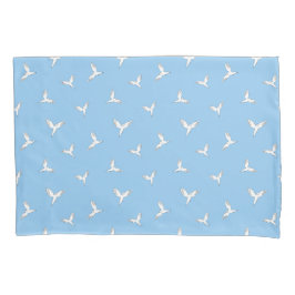 Weiße Vögel. Kissenbezug