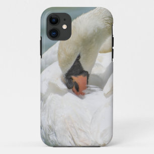 Weiße Vogelnähe Case-Mate iPhone Hülle