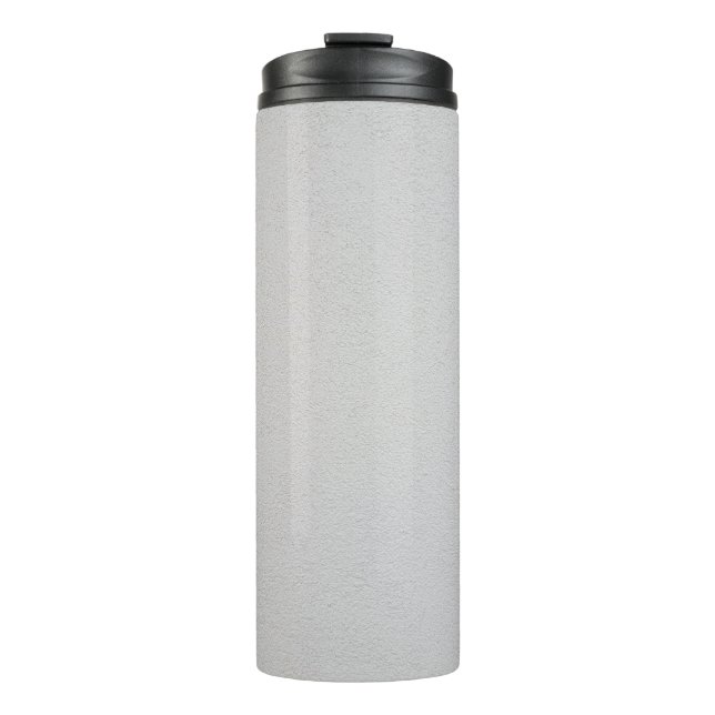 Weiße Wand aus Plaster Thermosbecher (Vorderseite)