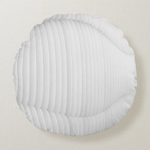 Weiße Wand Rundes Kissen