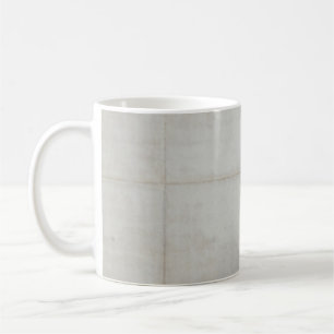 Weiße Wandfliesen Kaffeetasse