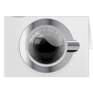 Weiße Waschmaschine