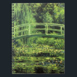 Weiße Wasserlilien von Claude Monet, Vintage Kunst Notizblock<br><div class="desc">Die weißen Wasserlilien (1899) von Claude Monet sind ein Vintager Impressionist, der sich mit einem Blumengemälde auskennt. Es ist eine von vielen Variationen der Wasserlilien und japanischen Fußgängergemälde, die Monet in seinem Blumengarten im Frühjahr in Giverny, Frankreich, gemalt hat. Eine Fußgängerbrücke über einen Teich in grünen Tönen. Über den Künstler:...</div>