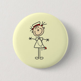 Weiße weibliche Geschenke der Button