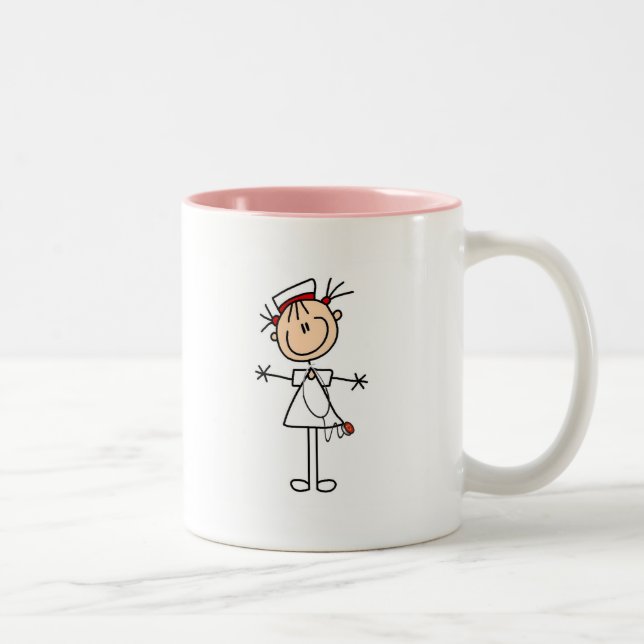 Weiße weibliche Geschenke der Zweifarbige Tasse (Rechts)