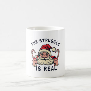 weiße Weihnachten, DER KAMPF IST REAL Kaffeetasse