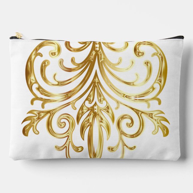 Weiße, weiße Weihnachtsgeschenke Authority®Large Zubehörtasche (Vorderseite)