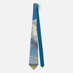 Weiße Wolken und klarer blauer Himmel Krawatte