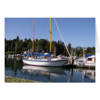 Weiße Yacht