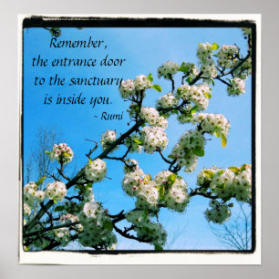 Weiße Zitate Poster