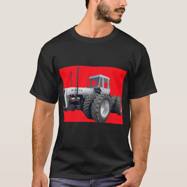 Weiße Zugmaschine 4-150 T-Shirt (Vorderseite)