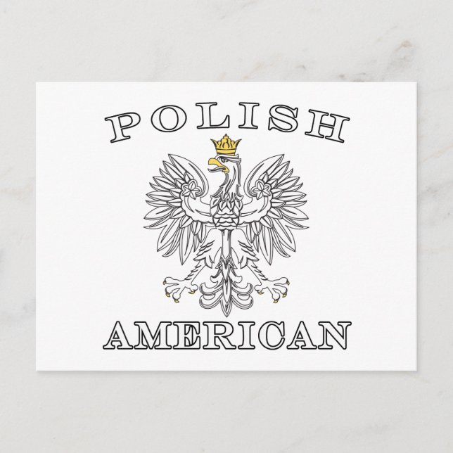 Weißer Adler Postkarte (Vorderseite)