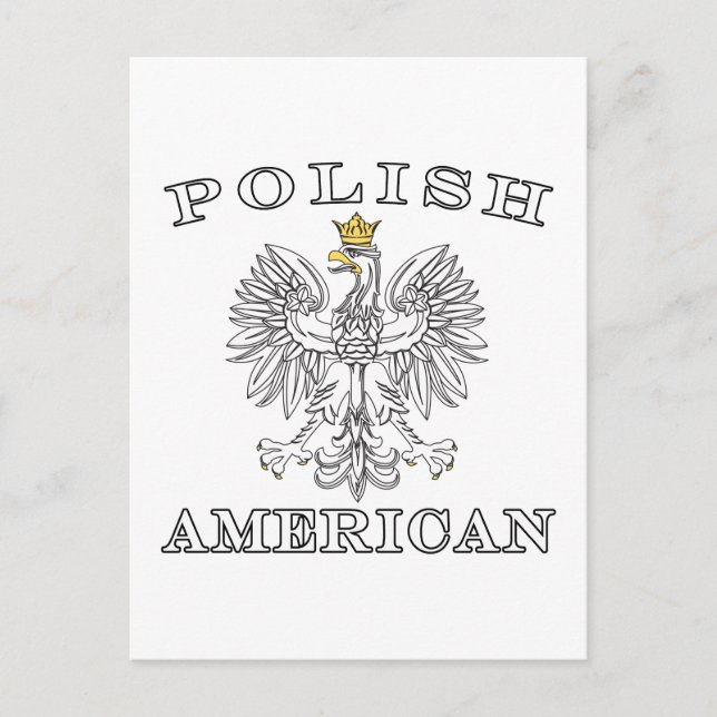 Weißer Adler Postkarte (Vorderseite)