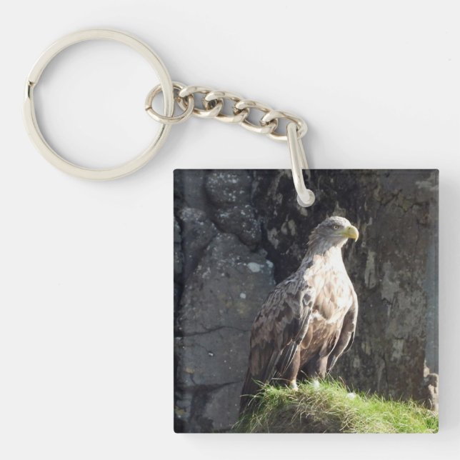Weißer Adler Schlüsselanhänger (Vorderseite)