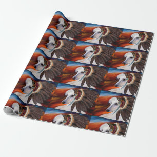 Weißer Afghane Geschenkpapier