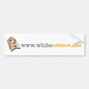 Weißer afrikanischer Aufkleber Autoaufkleber