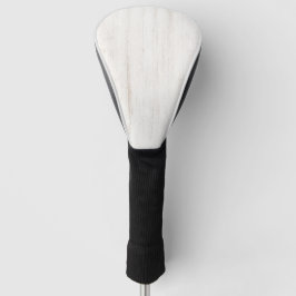 Weißer Altholzhintergrund Golf Headcover