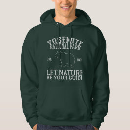 Weißer Bär, Yosemite Nationalpark im Freien Hoodie