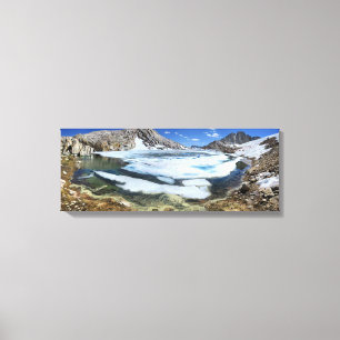 Weißer Bärensee gefroren - Sierra Leinwanddruck