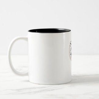 Weißer Becher Zweifarbige Tasse