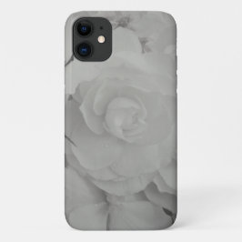 Weißer Begonia Case-Mate iPhone Hülle
