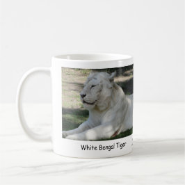 Weißer bengalischer Tiger Kaffeetasse