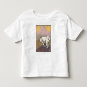 Weißer Berg GoatColorado Kleinkind T-shirt